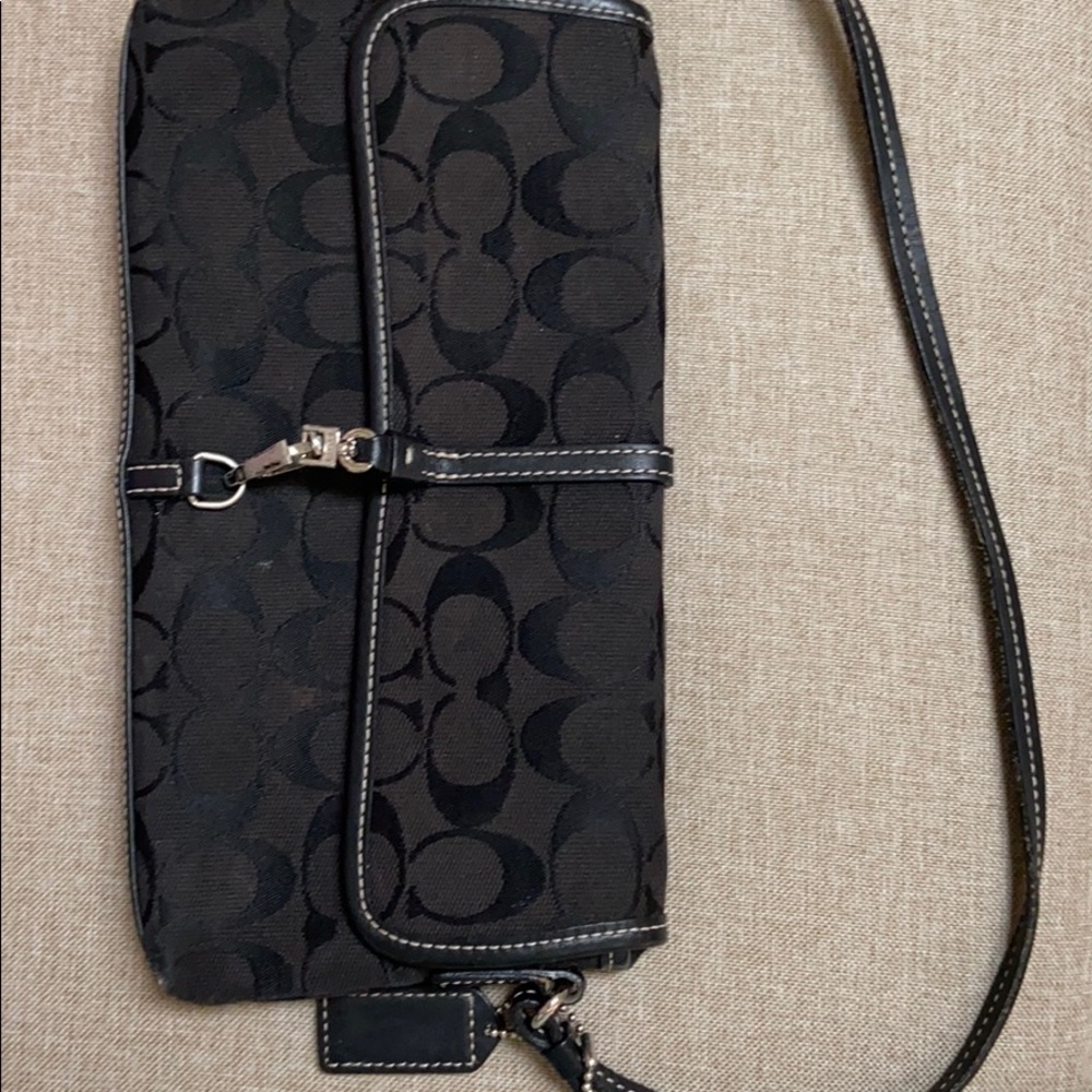 Small black coach bag